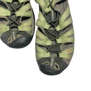 Keen Womens Whisper Waterproof Flat Sandals Size 7 Green/Gray Outdoor Shoes